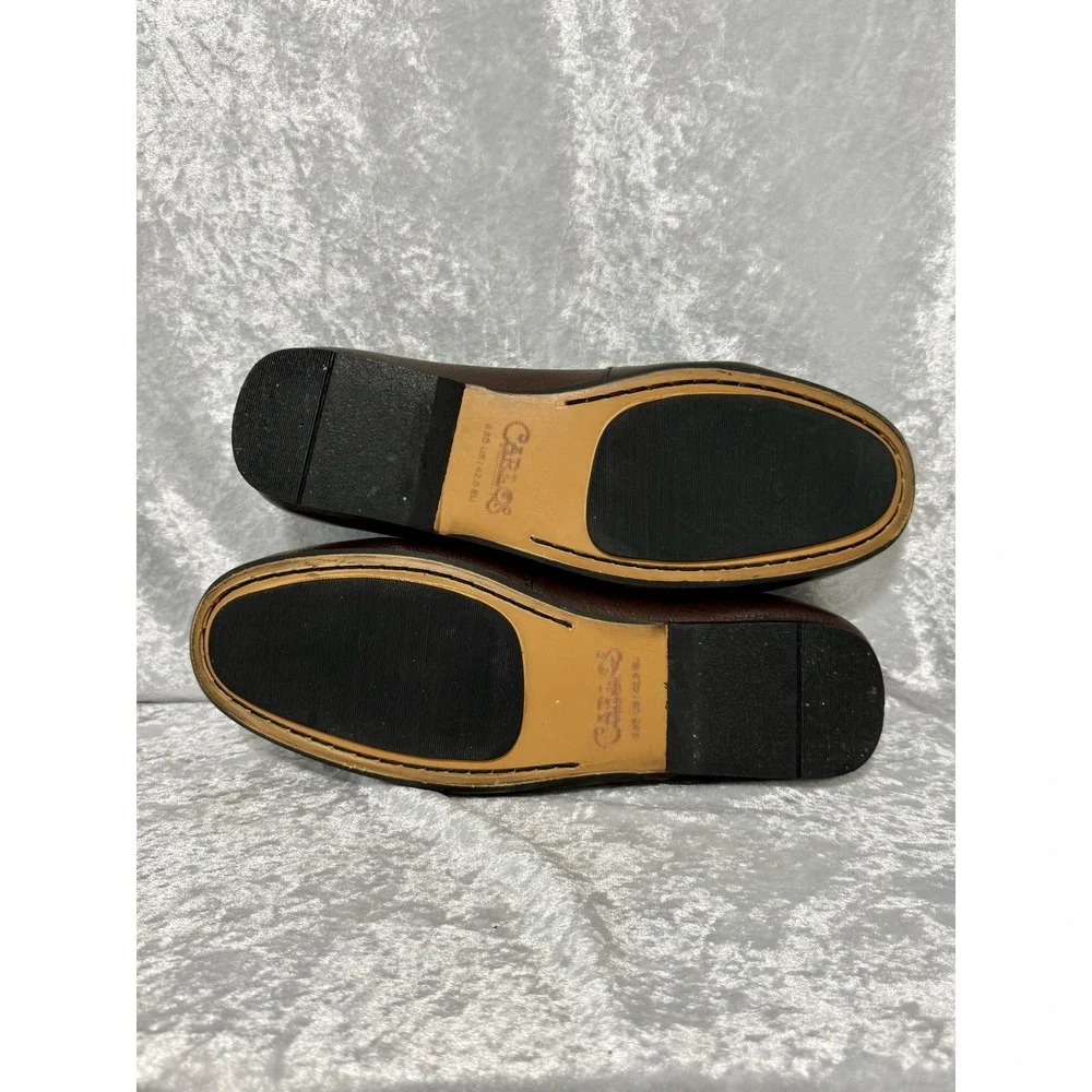 Carlos by Carlos Santana‎ Shoes Dark Chocolate Planeo Slide Leather Mule Sz 9.5D